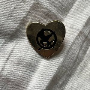 Hunger Games Heart Mockingjay Pin